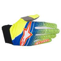 Alpinestars - Alpinestars Aviator Gloves (2017) - 35603177542X - Blue/Yellow/Fluo Red - 2XL - Image 1