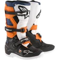 Alpinestars - Alpinestars Tech 7S Youth Boots - 201514272 - Black/Orange/Blue - 2 - Image 1