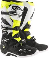 Alpinestars - Alpinestars Tech 7 Enduro Boots - 20121141257 - Black/White/Yellow Fluorescent - 7 - Image 1