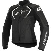 Alpinestars - Alpinestars Stella Jaws Perforated Womens Leather Jacket - 31111161038 - Black - 2 - Image 1
