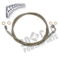 Magnum - Magnum Clear Coated XR Stainless Front Brakeline Kit - 58in. Total Length - SSC0601-58 - Image 1