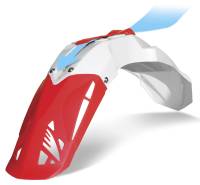 Cycra - Cycra Cycralite Front Fender - White/Red - 1CYC-1462-42R - Image 3