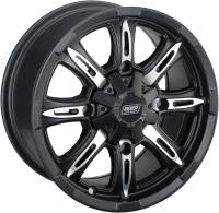 Moose Utility - Moose Utility 423X ATV/UTV Front Wheel - 14x7 - 5.5+1.5 Offset - 4/110 - Black - 0230-0792 - Image 1