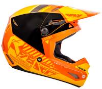 Fly Racing - Fly Racing Kinetic Elite Onset Helmet - 73-8506L - Orange/Yellow - Large - Image 2