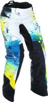 Fly Racing - Fly Racing Kinetic Womens Over the Boot Pants - 370-65807 - Teal/Yellow - 7-8 - Image 1