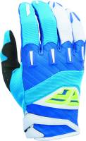 Fly Racing - Fly Racing F-16 Youth Gloves (2017) - 370-91102 - Blue/Hi-Vis - 2 - Image 1