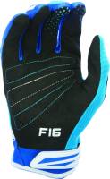 Fly Racing - Fly Racing F-16 Youth Gloves (2017) - 370-91102 - Blue/Hi-Vis - 2 - Image 2