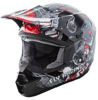Fly Racing - Fly Racing Kinetic Invasion Youth Helmet - 73-3451YL - Gray - Large - Image 1