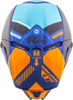 Fly Racing - Fly Racing Kinetic Elite Onset Helmet - 73-85032X - Matte Blue/Orange - 2XL - Image 3