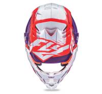 Fly Racing - Fly Racing F2 Carbon MIPS Retrospec Helmet - 73-4226X - Purple/Neon Orange - X-Large - Image 3