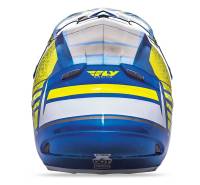 Fly Racing - Fly Racing F2 Carbon Animal Helmet - 73-4143X - Yellow/Blue/White - X-Large - Image 4