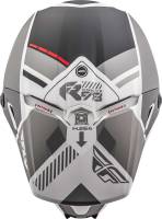 Fly Racing - Fly Racing Kinetic Elite Onset Youth Helmet - 73-8500YM - Matte White/Gray - Medium - Image 3
