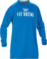 Fly Racing - Fly Racing Windproof Technical Jersey - 370-801S - Blue - Small - Image 1