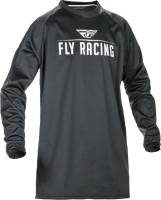 Fly Racing - Fly Racing Windproof Technical Jersey - 370-800L - Black - Large - Image 1