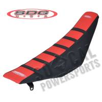 SDG - SDG 6-Rib Gripper Seat Cover - Red Top/Black Sides/Black Ribs - 95931KRK - Image 1