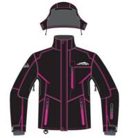 Katahdin - Katahdin Apex Womens Jacket - 84171101 - Black/Hot Pink - X-Small - Image 1
