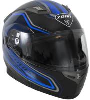 Zoan - Zoan Flux 4.1 Commander Graphics Helmet - 137-113 - Blue - X-Small - Image 1