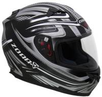 Zoan - Zoan Blade SV Reborn Graphics Snow Helmet with Double Lens Shield - 035-283SN - Silver - X-Small - Image 1