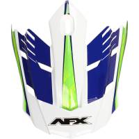 AFX - AFX Peak for FX-17/Y Helmets (2016 Models) - Factor Pearl White/Green/Blue - 01320945 - Image 1