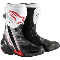 Alpinestars - Alpinestars Supertech R Vented Boots - 2220015132244 - Black/Red/White - 9.5 - Image 1