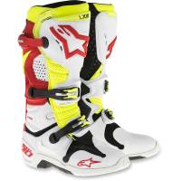 Alpinestars - Alpinestars Tech 10 Boots - 201001423610 - White/Red/Fluorescent Yellow - 10 - Image 1