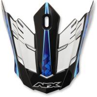 AFX - AFX Peak for FX-17/Y Helmets (2016 Models) - Factor Pearl White/Blue/Light Blue - 01320943 - Image 1