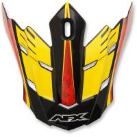 AFX - AFX Peak for FX-17/Y Helmets (2016 Models) - Factor Black/Red/Yellow - 01320946 - Image 1