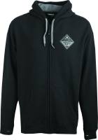 Fly Racing - Fly Racing Patch Zip Up Hoody - 354-6280L - Black - Large - Image 1