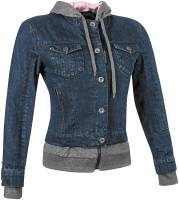 Speed & Strength - Speed & Strength Fast Times Womens Denim Jacket - 871178 - Blue/Gray - Small - Image 1
