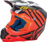 Fly Racing - Fly Racing F2 Carbon MIPS Zoom Helmet - 73-4206M - Matte Orange/Black/White - Medium - Image 1