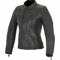 Alpinestars - Alpinestars Oscar Shelly Womens Leather Jacket - 3118315-10-L - Black - Large - Image 1