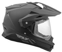 Fly Racing - Fly Racing Trekker Solid Helmet - 73-7011L - Matte Black - Large - Image 5