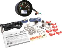 Koso North America - Koso North America TNT-01S Speedometer - Black Casing/Black Face - BA035170 - Image 1