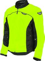 Fly Racing - Fly Racing Flux Air Mesh Jacket (2017) - #5220 477-4045~2 - Hi-Vis Yellow - Medium - Image 2