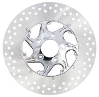 HardDrive - HardDrive Flow 11.5in. Two-Piece Brake Rotor - Chrome - F2120CFR115-2P - Image 2