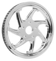 HardDrive - HardDrive Flow Custom Pulley - 66T x 1in. - Chrome - F2120C66BU - Image 2