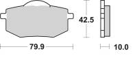SBS - SBS HF Ceramic Brake Pads - 616HF - Image 2