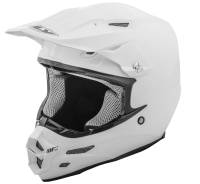 Fly Racing - Fly Racing F2 Carbon Solid Helmet - 73-40092X - White - 2XL - Image 1