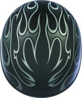 Fly Racing - Fly Racing .357 Flame Helmet - 73-8203-1 - Gray Flame - X-Small - Image 2