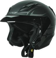 Fly Racing - Fly Racing Tourist Vista Helmet - F73-8107~1 - Vista Flat Black/Silver - X-Small - Image 2