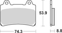 SBS - SBS HS Sintered Brake Pads - 613HS - Image 2
