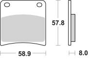 SBS - SBS HF Ceramic Brake Pads - 620HF - Image 2