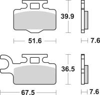 SBS - SBS SI Sintered Brake Pads - 752SI - Image 2