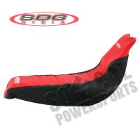 SDG - SDG 9 Pleat Gripper Seat Cover - Red/Black - 96331RK - Image 2