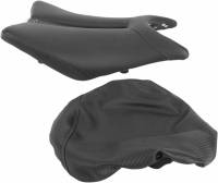 Saddlemen - Saddlemen Gel-Channel Track - CF One-Piece Solo Seat with Rear Cover - 0810-H019 - Image 1