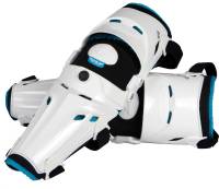 Fly Racing - Fly Racing 5 Pivot Knee Guard - KNEE GUARD WHT - White - OSFM - Image 2