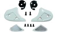 AFX - AFX Side Cover Kit for FX-50 Helmets - Pearl White - 0133-0581 - Image 2