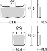 SBS - SBS DC Dual Carbon Brake Pads - 839DC - Image 2