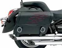 Saddlemen - Saddlemen Highway Tattoo Saddlebag - Dark Red - 13in.L x 6in.W x 9 1/2in.H - X021-05-0405 - Image 1