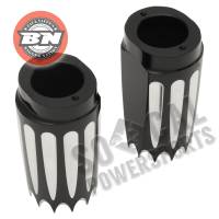 Paul Yaffe Originals - Paul Yaffe Originals Yafterburner Fork Slide Covers - Black - YSC-B - Image 1